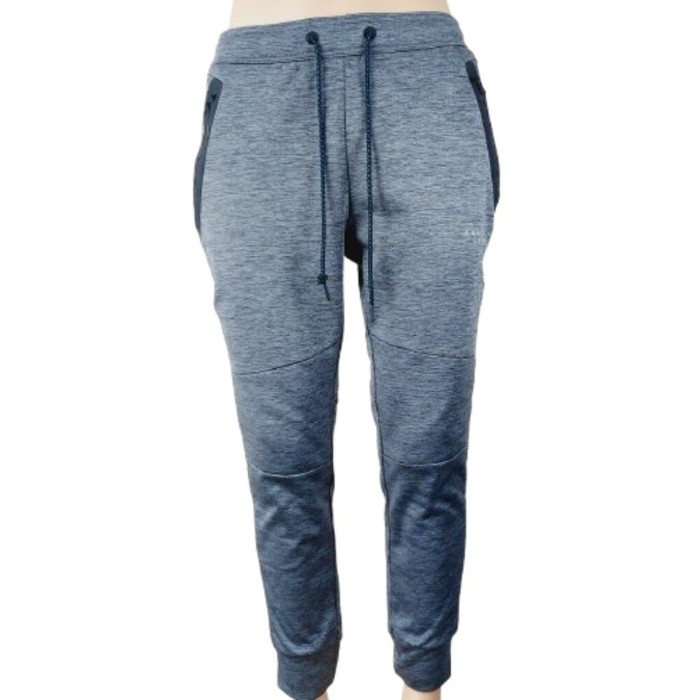 American Eagle Outfitters Men's Heathered Grey Drawstring Jogger Pants Size M